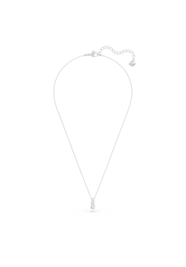 Pendentif Stilla Attract Swarovski Blanc, métal rhodié pas cher