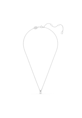 Pendentif Stilla Swarovski Blanc, métal rhodié pas cher