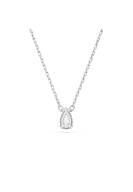 Pendentif Stilla Swarovski Blanc, métal rhodié pas cher