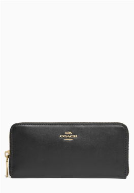 Portefeuille Slim Accordéon Zip Coach Portefeuille pas cher