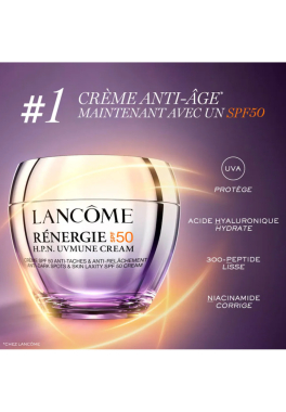Rénergie Lancôme Crème SPF 50 Anti-Tâche & Anti-Relâchement pas cher