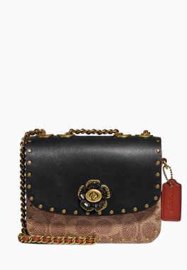 Sac Alie 18 Colorblock Coach Sac Porté Épaule En Color Block pas cher