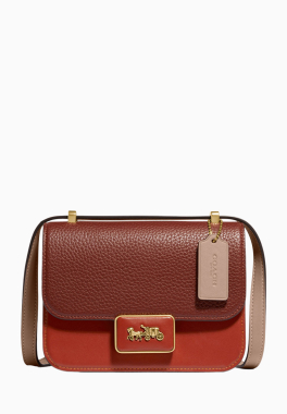 Sac Alie 18 Colorblock Coach Sac Porté Épaule En Color Block pas cher
