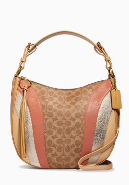 Sac bandoulière Coach Sac à main en cuir à bandoulière pas cher