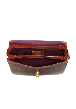 Sac Cassie Coach Sac porté épaule en cuir lisse pas cher