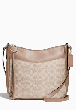Sac Cc Sig Chaise Coach Sac à main en cuir avec bandouillère pas cher