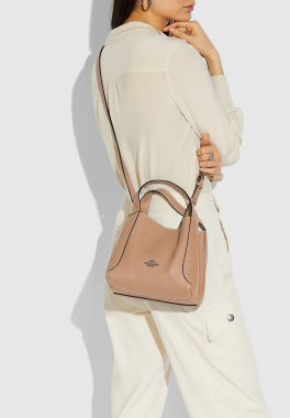 Sac Hadley Hobo 21 Coach Sac à poignées et bandouillère amovible en cuir  pas cher