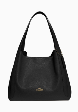 Sac Hobo Coach Sac fourre-tout en cuir de vache et fermeture bidirectionnelle pas cher