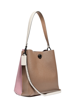 Sac seau Colorblock Charlie Coach Sac seau en cuir pas cher