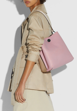 Sac seau Colorblock Charlie Coach Sac seau en cuir pas cher