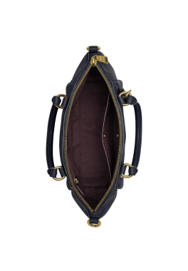 Sacoche Elise Coach Sacoche simple rectangulaire en cuir galet poli pas cher