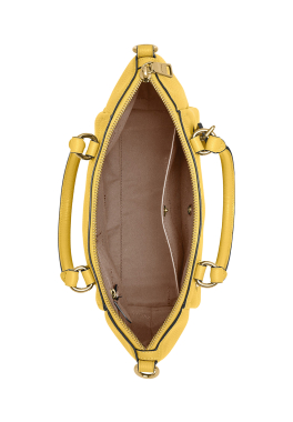 Sacoche Elise Coach Sacoche simple rectangulaire en cuir galet poli pas cher