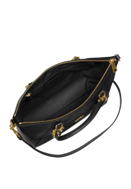 Sacoche Prairie Coach Sac en cuir galet poli avec bandoulière pas cher