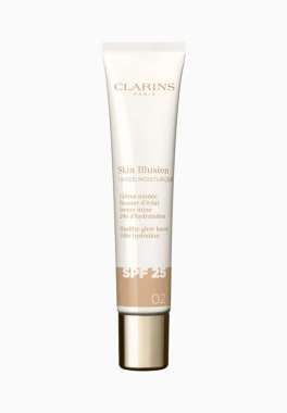 Skin Illusion Tinted Moisturizer SPF25 Clarins Crème teintée booster d'éclat (40ml) pas cher