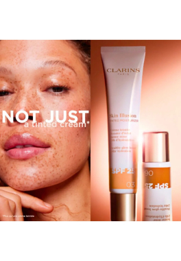 Skin Illusion Tinted Moisturizer SPF25 Clarins Crème teintée booster d'éclat (40ml) pas cher