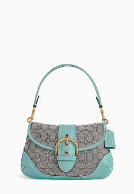 Soho Bag In Signature Jacquard Coach Sac  pas cher