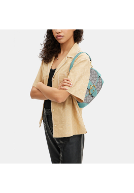 Soho Bag In Signature Jacquard Coach Sac  pas cher