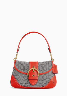Soho Bag In Signature Jacquard Coach Sac pas cher