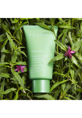 SOS Pure Masque Clarins À L’Argile Rééquilibrant pas cher
