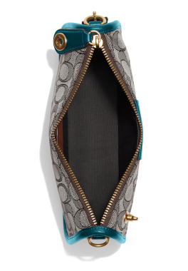 Swinger en Signature Jacquard Coach Sac à bandoulière pas cher