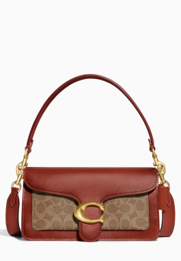 Tabby 26 en toile Signature Coach Sac à bandoulière pas cher
