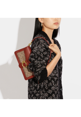 Tabby 26 en toile Signature Coach Sac à bandoulière pas cher