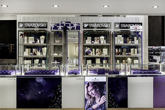 Photo des bijoux Swarovski en vente chez BENLUX Paris