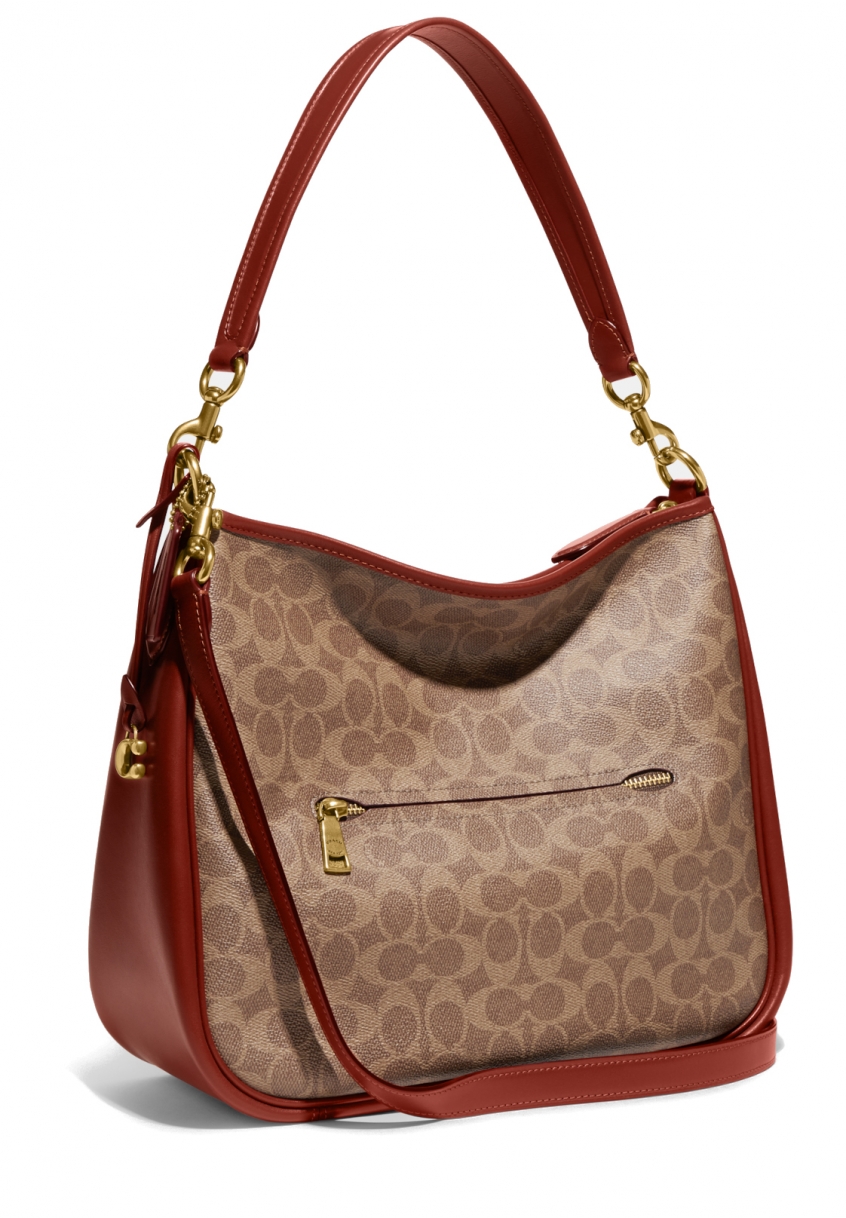 Cary en toile Signature Coach Sac à bandoulière pas cher