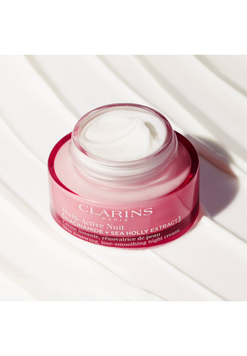 Multi-Active Nuit Clarins Crème lissante, rénovatrice de peau pas cher