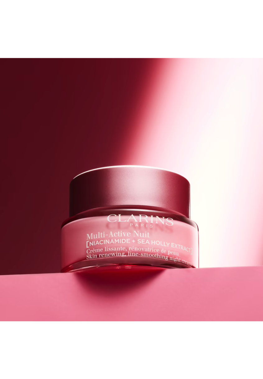 Multi-Active Nuit Clarins Crème lissante, rénovatrice de peau pas cher