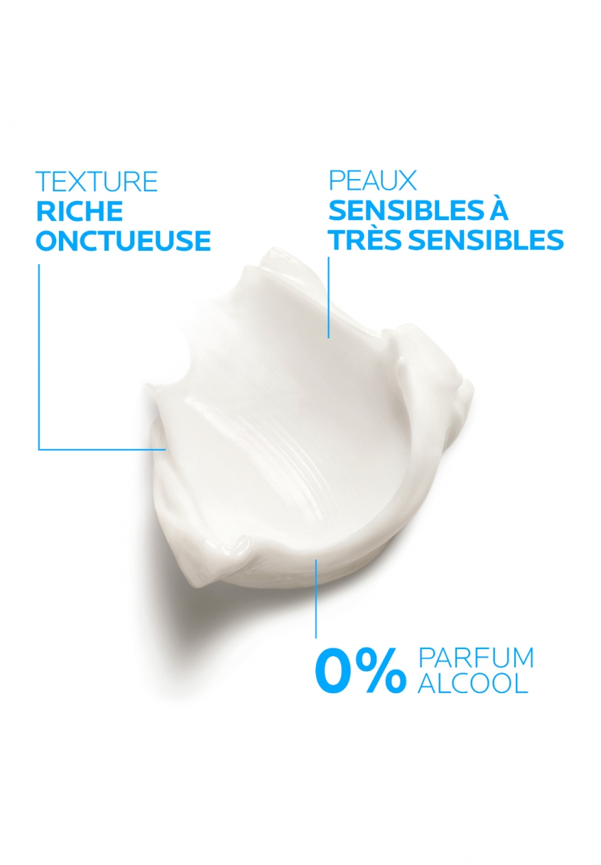 La Roche-Posay Toleriane Sensitive Crème Hydratante Apaisante Peau  Sensible, 40ml