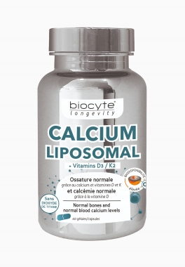 Calcium Liposomal Biocyte Gélules de Vitamines D3/ K2-K7 pas cher