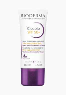 Cicabio Crème SPF50+ Bioderma Soin 2 en 1 : répare et protège du soleil la peau abimée pas cher