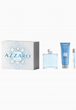 Coffret Azzaro Chrome Azzaro Eau de Toilette + Shampooing pas cher