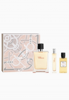 Coffret Terre d'Hermès Hermès Eau de Toilette + Gel Douche Corps et Cheveux pas cher