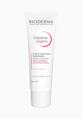 Créaline Crème Légère Bioderma Soin quotidien apaisant peaux sensibles normales à mixtes pas cher