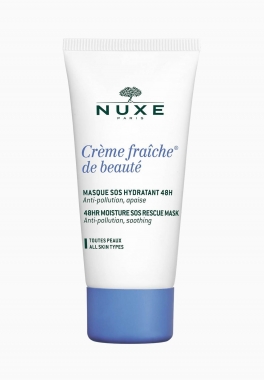 Crème fraîche de beauté - Nuxe - Masque SOS hydratant 48h et anti-pollution