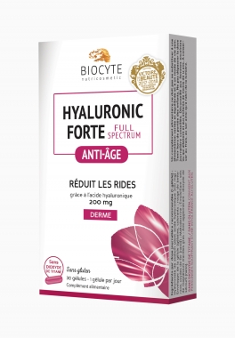 Hyaluronic Forte Full Spectrum Biocyte Gélules à l'acide hyaluronique pour réduire les rides pas cher