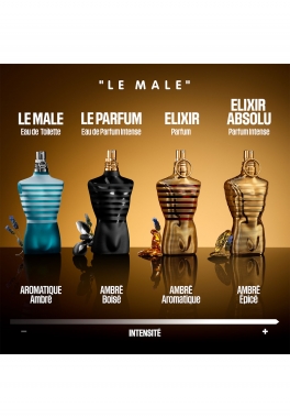 Le Male Elixir Absolu  Parfum Intense pas cher