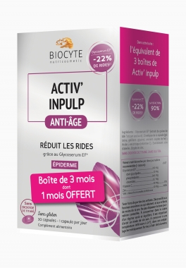 Pack Activ' Inpulp Biocyte Complément alimentaire anti-âge au Glycoserum EF pas cher