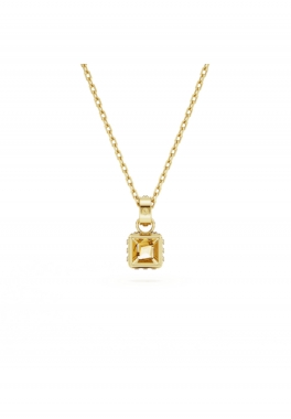 Pendentif Chroma Swarovski Jaune, Métal Doré pas cher