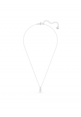 Pendentif Stilla Attract Swarovski Blanc, métal rhodié pas cher