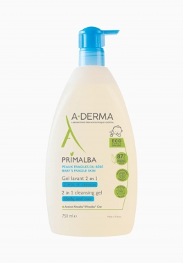 Primalba A-Derma Gel lavant 2 en 1 bébé corps et cheveux pas cher