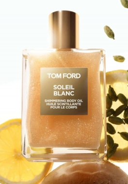 Soleil Blanc Tom Ford Huile Scintillante pour le Corps pas cher