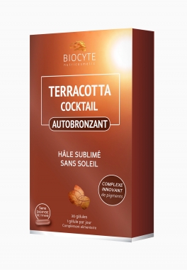 Terracotta Autobronzant Biocyte Gélules pour un hâle sublimé sans soleil pas cher