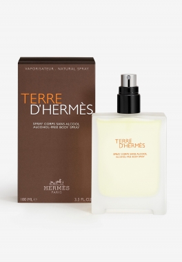 Terre d'Hermès Hermès spray corps sans alcool pas cher