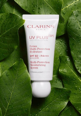 [5P] Anti-Pollution Spf50 Clarins Uv Plus - Translucent pas cher