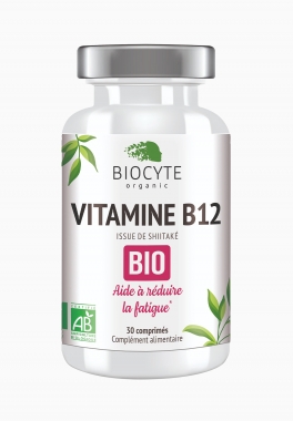 Vitamine B12 Bio Biocyte Comprimés bio aidant à réduire la fatigue pas cher