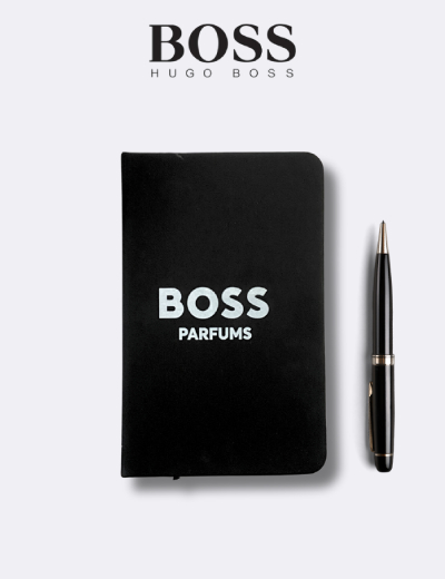Un carnet Boss Parfums offert
